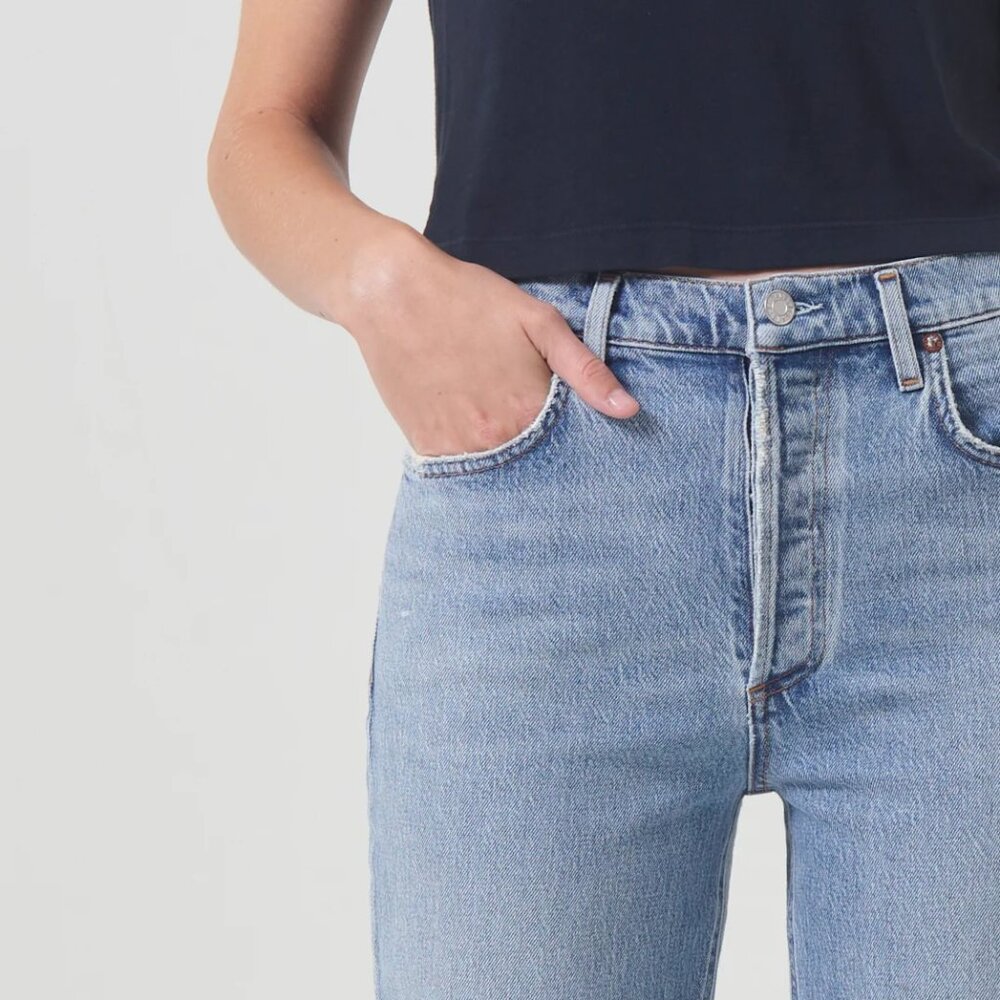 AGOLDE Riley High Rise Straight Crop - Picture 5 of 11